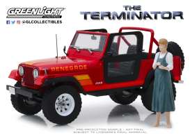 Jeep  - CJ-7 1983 red - 1:18 - GreenLight - 19060 - gl19060 | Toms Modelautos