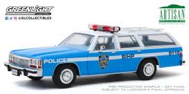 Ford  - LTD Crown Victoria 1988 blue/white - 1:18 - GreenLight - 19062 - gl19062 | Toms Modelautos