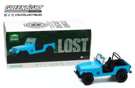 Jeep  - CJ-7 1977 blue - 1:18 - GreenLight - 19064 - gl19064 | Toms Modelautos
