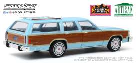 Ford  - LTD Country Squire 1979 blue/wood - 1:18 - GreenLight - 19066 - gl19066 | Toms Modelautos