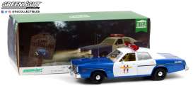 Dodge - Monaco Police 1978 blue/white - 1:18 - GreenLight - 19068 - gl19068 | Toms Modelautos Dodge - Monaco Police 1978 blue/white - 1:18 - GreenLight - 19068 - gl19068 | Toms Modelautos