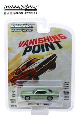 Chevrolet  - Chevelle 1970 green - 1:64 - GreenLight - 44850B - gl44850B | Toms Modelautos
