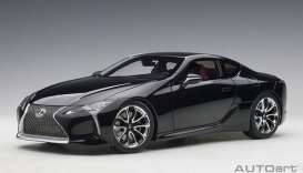 Lexus  - LC500 black/dark rose - 1:18 - AutoArt - 78874 - autoart78874 | Toms Modelautos