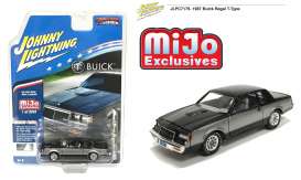 Buick  - Regal T-type 1987 black/silver - 1:64 - Johnny Lightning - cp7179 - jlcp7179 | Toms Modelautos