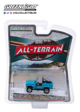 Ford - Bronco 1967 teal - 1:64 - GreenLight - 35130A - gl35130A | Tom's Modelauto's Ford - Bronco 1967 teal - 1:64 - GreenLight - 35130A - gl35130A | Tom's Modelauto's