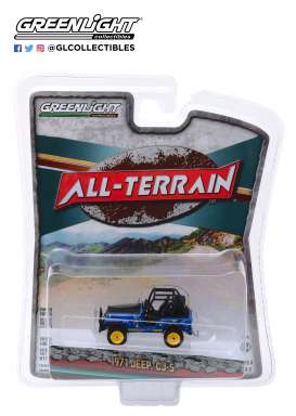 Jeep - CJ-5 1971 blue - 1:64 - GreenLight - 35130B - gl35130B | Tom's Modelauto's Jeep - CJ-5 1971 blue - 1:64 - GreenLight - 35130B - gl35130B | Tom's Modelauto's