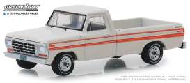 Ford  - F-250 Explorer 1979 white/orange - 1:64 - GreenLight - 35130D - gl35130D | Toms Modelautos