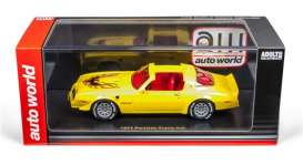 Pontiac  - Trans Am 1977 yellow - 1:43 - Auto World - awr1114 - AWR1114 | Toms Modelautos