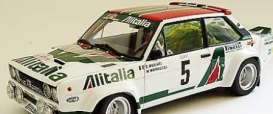Fiat  - 131 Abarth Rally 1979 white/red/green - 1:18 - IXO Models - rmc028B - ixrmc028B | Toms Modelautos