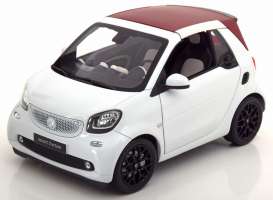 Smart - Fortwo Cabrio A453 2014 white - 1:18 - Norev - 183430 - norB66960291 | Tom's Modelauto's Smart - Fortwo Cabrio A453 2014 white - 1:18 - Norev - 183430 - norB66960291 | Tom's Modelauto's