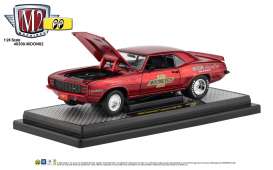 Chevrolet  - Camaro  1969 red/black - 1:24 - M2 Machines - 40300moon02A - M2-40300moon02A | Toms Modelautos