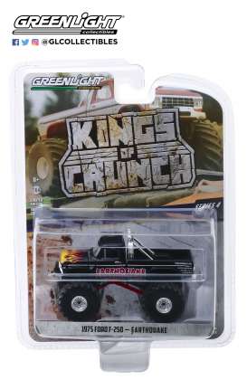 Ford  - F-250 Monster Truck black/red - 1:64 - GreenLight - 49040B - gl49040B | Toms Modelautos