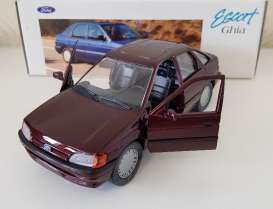 Ford - Escort Ghia burgundy-red - 1:24 - Schabak - 20010 - schabak20010bg | Tom's Modelauto's Ford - Escort Ghia burgundy-red - 1:24 - Schabak - 20010 - schabak20010bg | Tom's Modelauto's