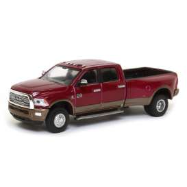 Ram  - 3500 Laramie Longhorn 2018 red - 1:64 - GreenLight - 51218B - gl51218B | Toms Modelautos