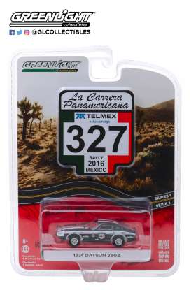 Datsun - 260Z 1974 black/white - 1:64 - GreenLight - 13240E - gl13240E | Tom's Modelauto's Datsun - 260Z 1974 black/white - 1:64 - GreenLight - 13240E - gl13240E | Tom's Modelauto's