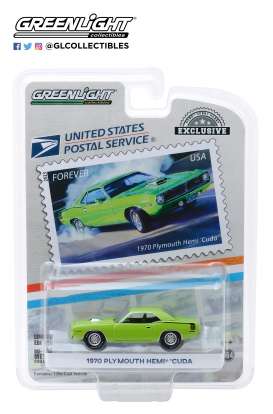 Plymouth  - Hemi Cuda 1970 green - 1:64 - GreenLight - 30069 - gl30069 | Toms Modelautos