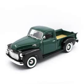 GMC  - 1950 green/black - 1:18 - Lucky Diecast - 92648 - ldc92648gnbk | Toms Modelautos
