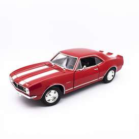 Chevrolet  - Camaro Z28 1968 red/white - 1:18 - Lucky Diecast - 92188 - ldc92188r | Toms Modelautos