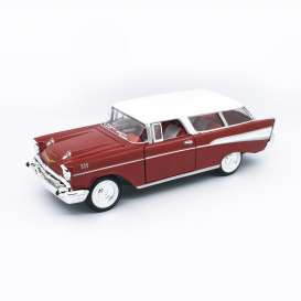 Chevrolet - Nomad 1957 red/white - 1:24 - Lucky Diecast - 24203 - ldc24203r | Toms Modelautos Chevrolet - Nomad 1957 red/white - 1:24 - Lucky Diecast - 24203 - ldc24203r | Toms Modelautos