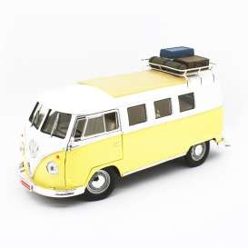 Volkswagen - Microbus 1962 yellow/white - 1:18 - Lucky Diecast - 92328A - ldc92328Ay | Toms Modelautos Volkswagen - Microbus 1962 yellow/white - 1:18 - Lucky Diecast - 92328A - ldc92328Ay | Toms Modelautos