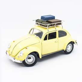 Volkswagen  - Beetle 1967 yellow - 1:18 - Lucky Diecast - 92078A - ldc92078Ay | Toms Modelautos