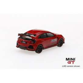 Honda  - Civic Type R (FK8) 2018 red - 1:64 - Mini GT - mgt00024L - MGT00024lhd | Toms Modelautos