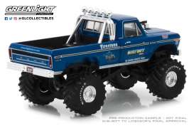 Ford  - F250 Monster Truck 1974 blue/green - 1:43 - GreenLight - 86097 - gl86097GM | Toms Modelautos