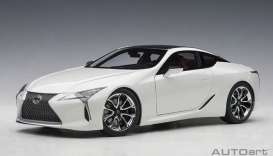 Lexus  - LC500 white - 1:18 - AutoArt - 78872 - autoart78872 | Toms Modelautos