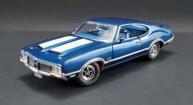 Oldsmobile  - 444 W30 1970 blue/white - 1:18 - Acme Diecast - A1805611 - acme1805611 | Toms Modelautos