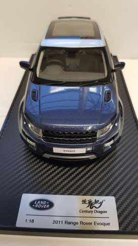 Range Rover  - Evoque 2011 blue - 1:18 - Dorlop - CDLR1002b - dorCDLR1002b | Toms Modelautos