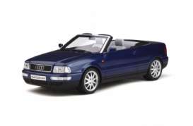 Audi  - 80 Cabriolet 1998 blue - 1:18 - OttOmobile Miniatures - 806 - otto806 | Toms Modelautos