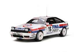 Toyota  - Celica 1991 white/red/blue - 1:18 - OttOmobile Miniatures - 727 - otto727 | Toms Modelautos