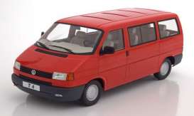 Volkswagen  - T4 Caravelle 1992 red - 1:18 - KK - Scale - 180261 - kkdc180261 | Toms Modelautos