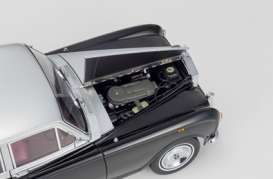 Rolls Royce  - black/silver - 1:18 - Kyosho - 8905bks - kyo8905bks | Toms Modelautos