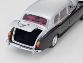 Rolls Royce  - black/silver - 1:18 - Kyosho - 8905bks - kyo8905bks | Toms Modelautos