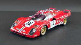 Ferrari - 512M #12 1971 red/white - 1:18 - Acme Diecast - M1801002 - acmeM1801002 | Tom's Modelauto's Ferrari - 512M #12 1971 red/white - 1:18 - Acme Diecast - M1801002 - acmeM1801002 | Tom's Modelauto's
