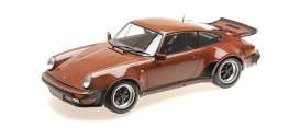 Porsche  - 911 Turbo 1977 brown - 1:12 - Minichamps - 125066112 - mc125066112 | Toms Modelautos