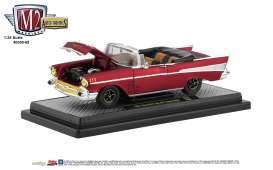 Chevrolet - Bel Air Convertible 1957 red/black - 1:24 - M2 Machines - 40300-68B - M2-40300-68B | Tom's Modelauto's Chevrolet - Bel Air Convertible 1957 red/black - 1:24 - M2 Machines - 40300-68B - M2-40300-68B | Tom's Modelauto's