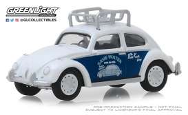 Volkswagen  - Beetle white/blue - 1:64 - GreenLight - 39010F - gl39010F | Toms Modelautos