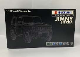 Suzuki  - Jimny JB74 2018 black pearl 3 - 1:18 - BM Creations - 18B0011 - BM18B0011 | Toms Modelautos