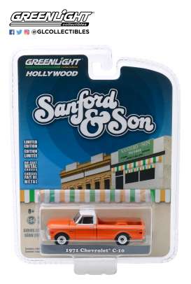 Chevrolet  - C-10 1971 orange - 1:64 - GreenLight - 44860A - gl44860A | Toms Modelautos