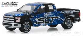 Ford  - F-150 2017 black/blue/white - 1:64 - GreenLight - 30091 - gl30091 | Toms Modelautos