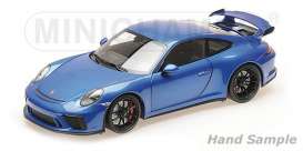 Porsche - 911 GT3 2017 blue - 1:18 - Minichamps - 110067030 - mc110067030 | Tom's Modelauto's Porsche - 911 GT3 2017 blue - 1:18 - Minichamps - 110067030 - mc110067030 | Tom's Modelauto's