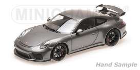 Porsche  - 911 GT3 2017 grey - 1:18 - Minichamps - 110067034 - mc110067034 | Toms Modelautos