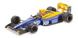 Tyrrell  - Ford 018 1989 yellow/blue - 1:18 - Minichamps - 110890004 - mc110890004 | Toms Modelautos