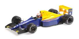 Tyrrell  - Ford 018 1989 blue/yellow - 1:18 - Minichamps - 110891104 - mc110891104 | Toms Modelautos