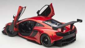 McLaren  - 650S GT3 orange-red/black - 1:18 - AutoArt - 81642 - autoart81642 | Toms Modelautos