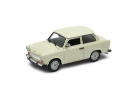 Trabant  - 601 cream - 1:24 - Welly - 24037 - welly24037cr | Toms Modelautos