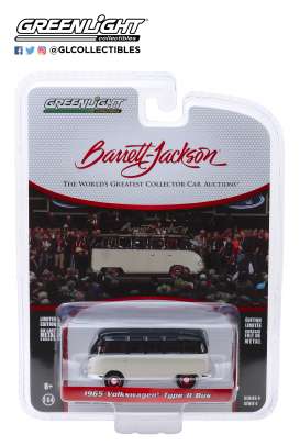 Volkswagen  - Type 2 1965 white/black - 1:64 - GreenLight - 37180B - gl37180B | Toms Modelautos