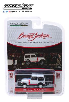 Jeep  - CJ-7 1981 white - 1:64 - GreenLight - 37180E - gl37180E | Toms Modelautos